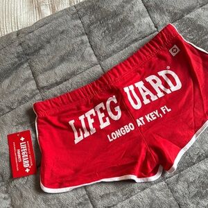 Women's lifeguard Red Shorts
